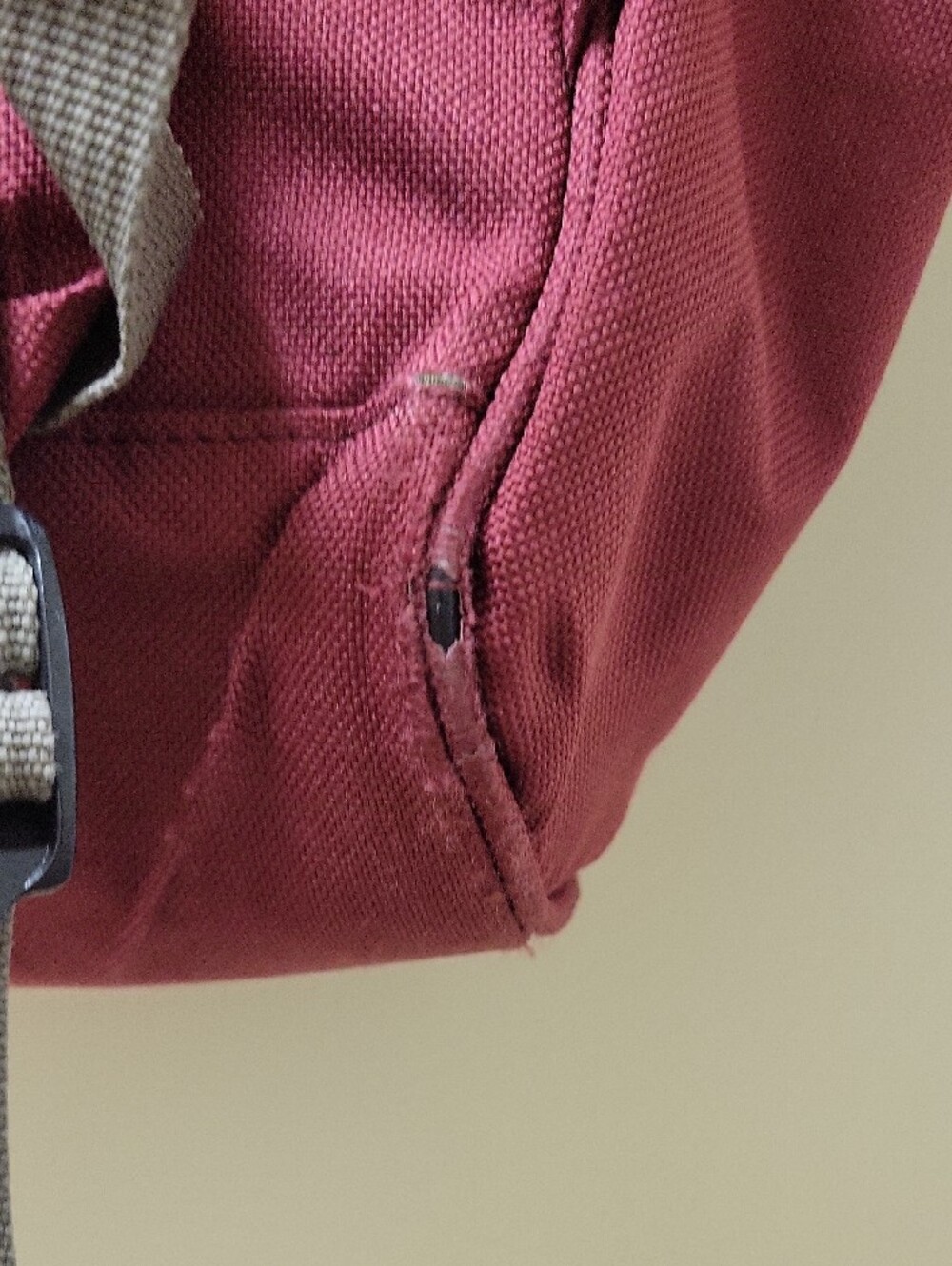 Burgundy Anello Backpack - Picture 3 of 4